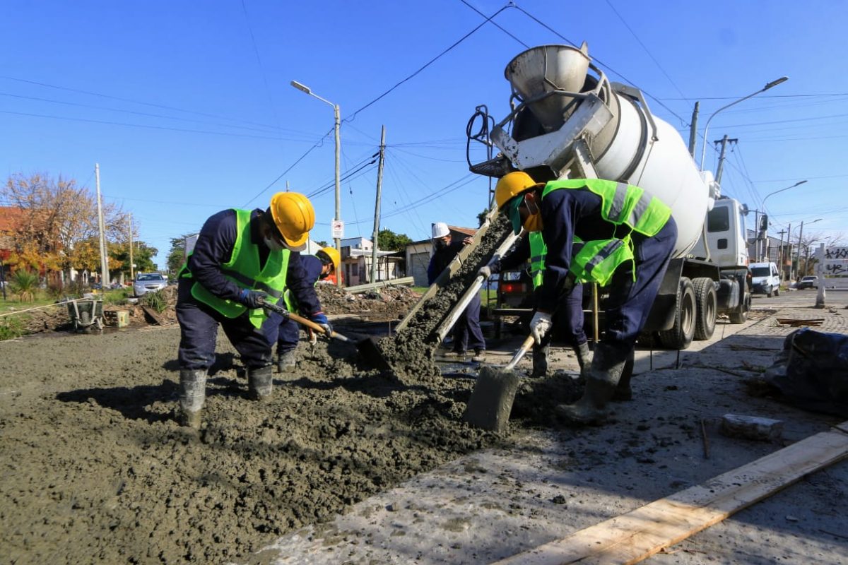 Reinician repavimentación en el límite con Lomas