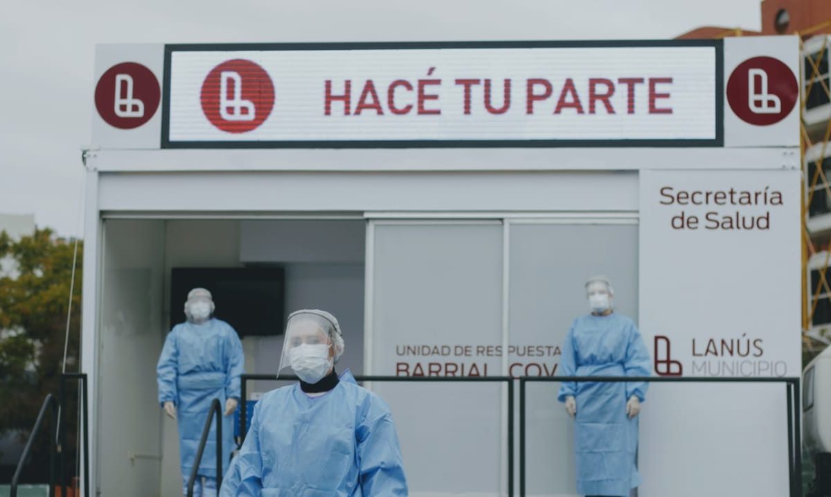 Lanús incorporó consultorios móviles para los operativos “Casa por casa”