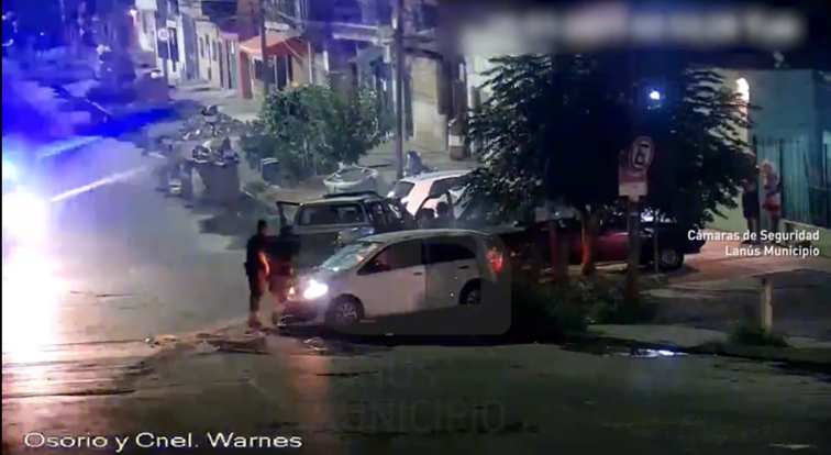 Tras persecución de película en V. Diamante, tres menores detenidos