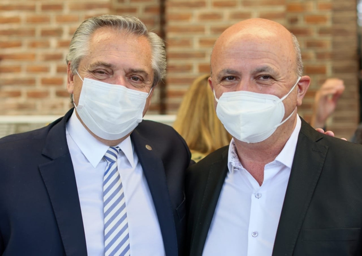 Russo y Pallares, con el Presidente en la UNLa por “el primer millón de vacunados”