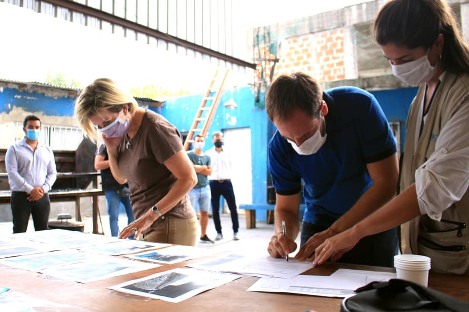 Anuncian que realizaron 1200 conexiones cloacales en Caraza