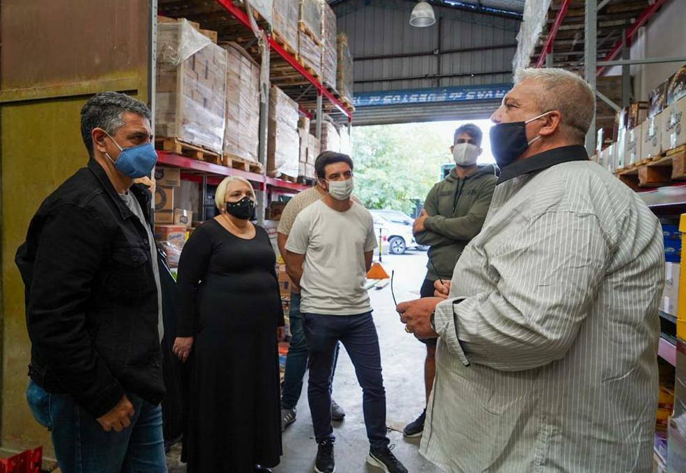 Jorge Macri visitó una Pyme familiar de Lomas
