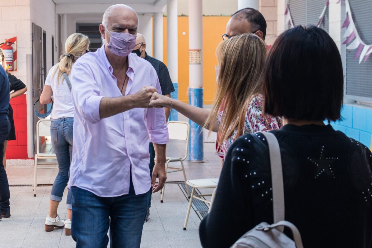 Grindetti y representantes de escuelas buscan garantizar el regreso a las aulas