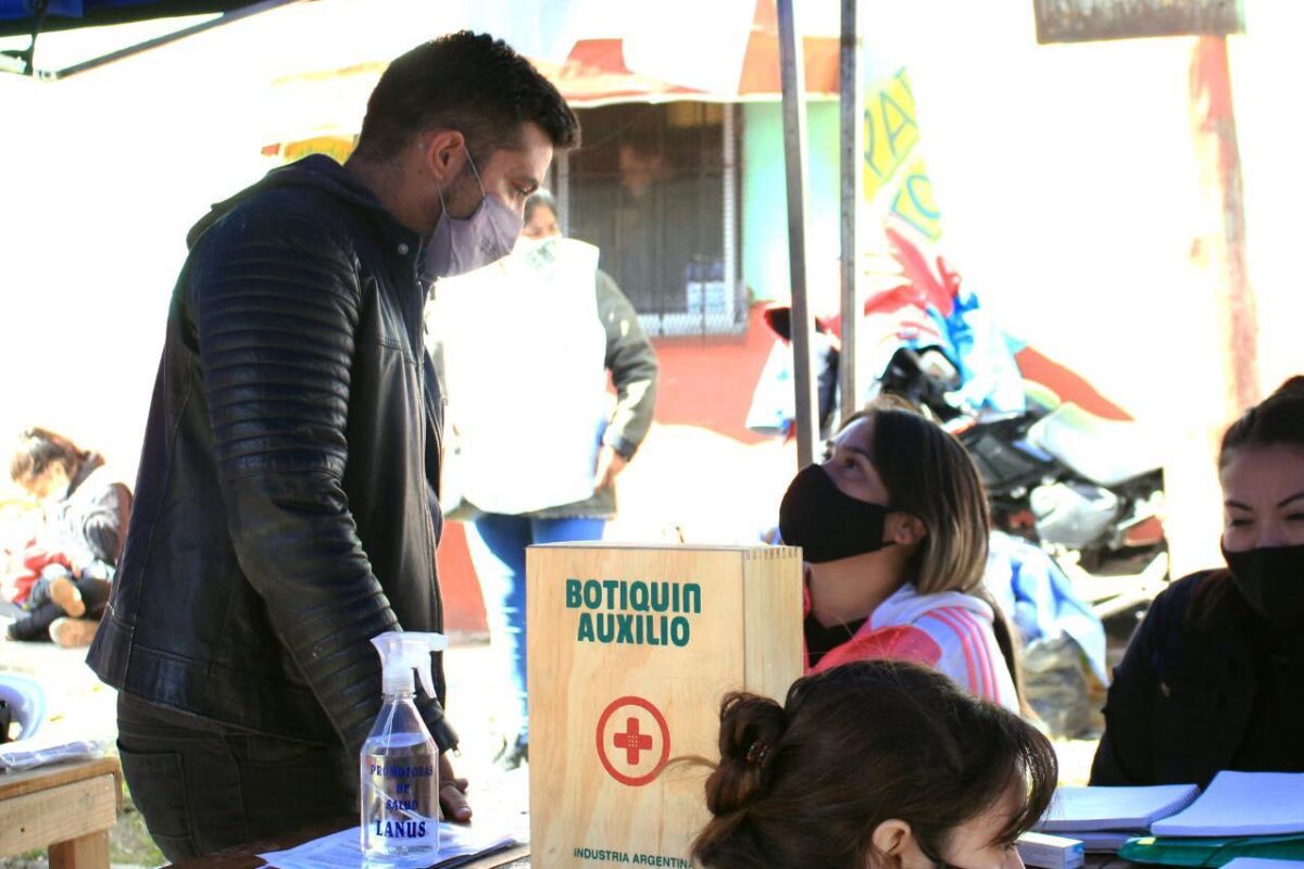 “El Estado en tu barrio”, en gran parte de Lanús