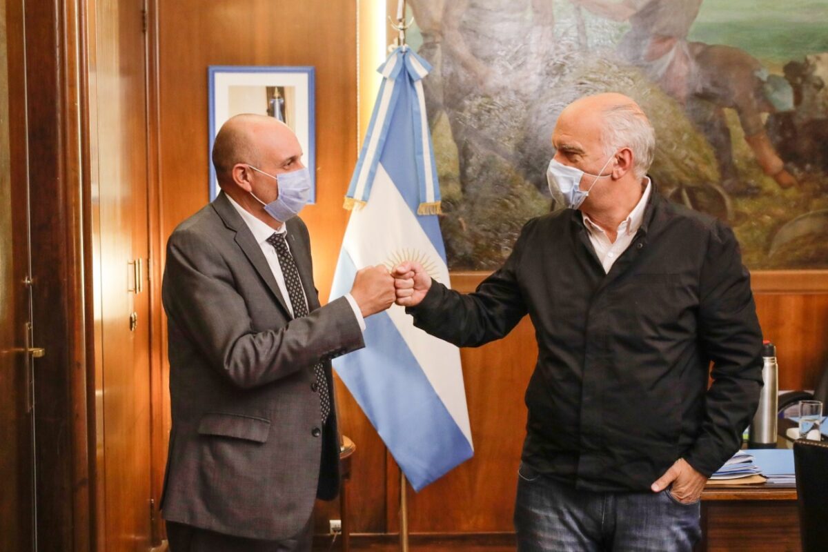 Grindetti con ministro de Transporte por obras en Lanús
