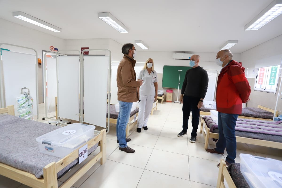 Rodríguez Larreta, en el nodo sanitario de Chingolo