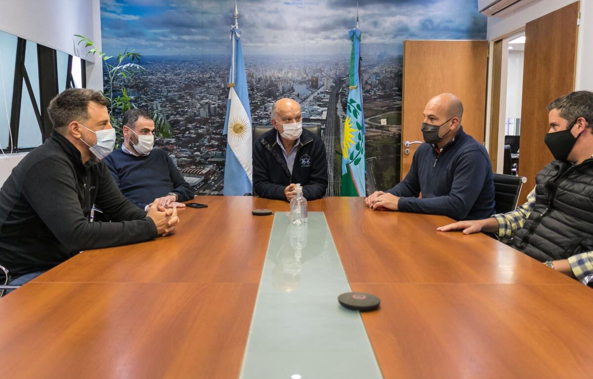 Como jefe de JxC de la Tercera, Grindetti recibió a Martiniano Molina
