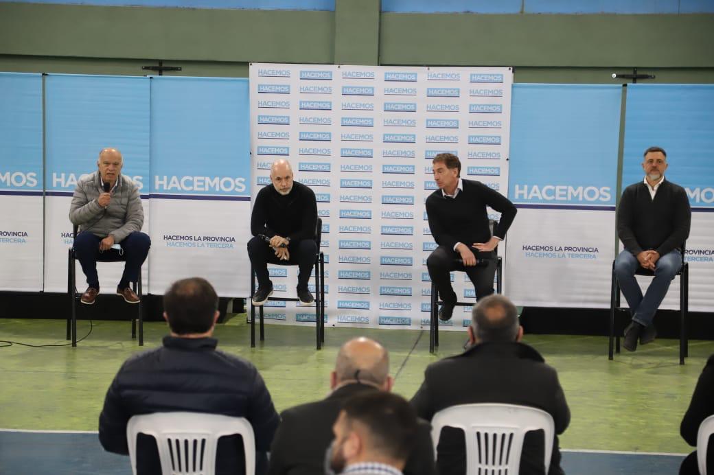 Larreta, Santilli y Grindetti cerraron plenario de “Hacemos”