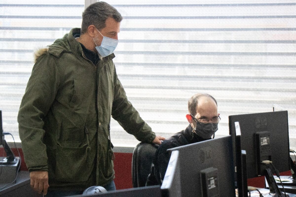 Kravetz visitó el Centro de Monitoreo