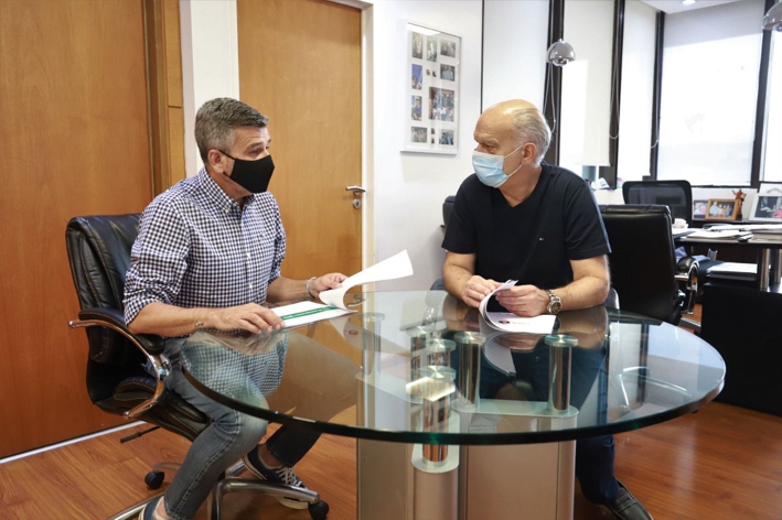 Grindetti recibió al ministro Zabaleta
