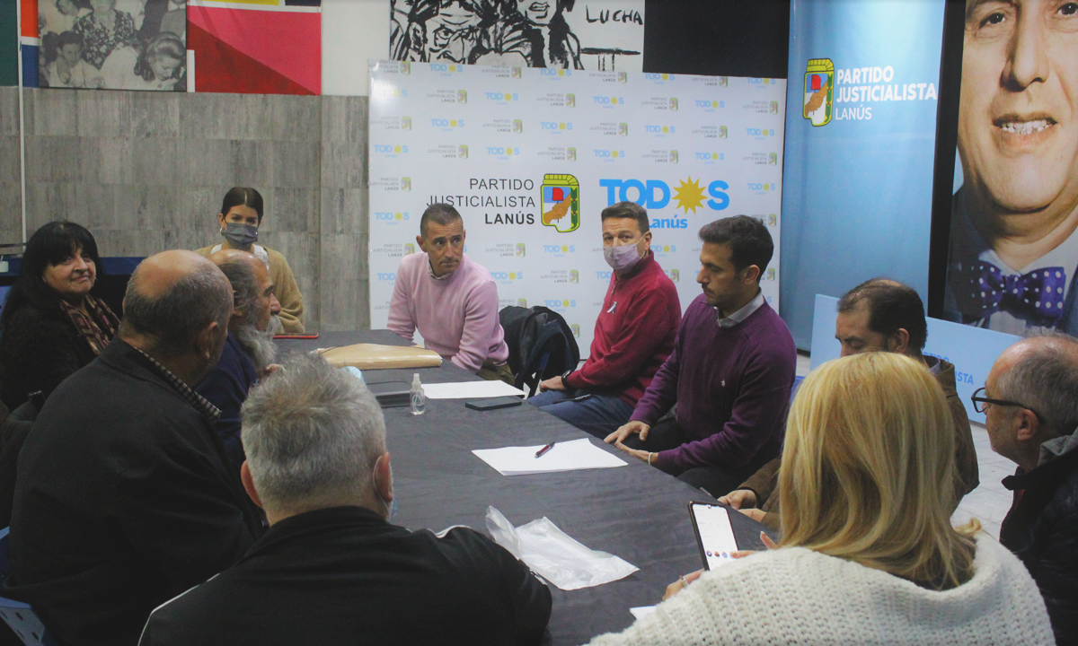 Reunión del Partido Justicialista de Lanús “para dejar de lado los intereses personales”
