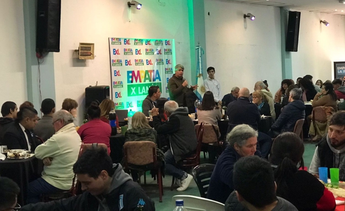 “Empatía por Lanús”, llamó a “unirnos en la Argentina del trabajo”