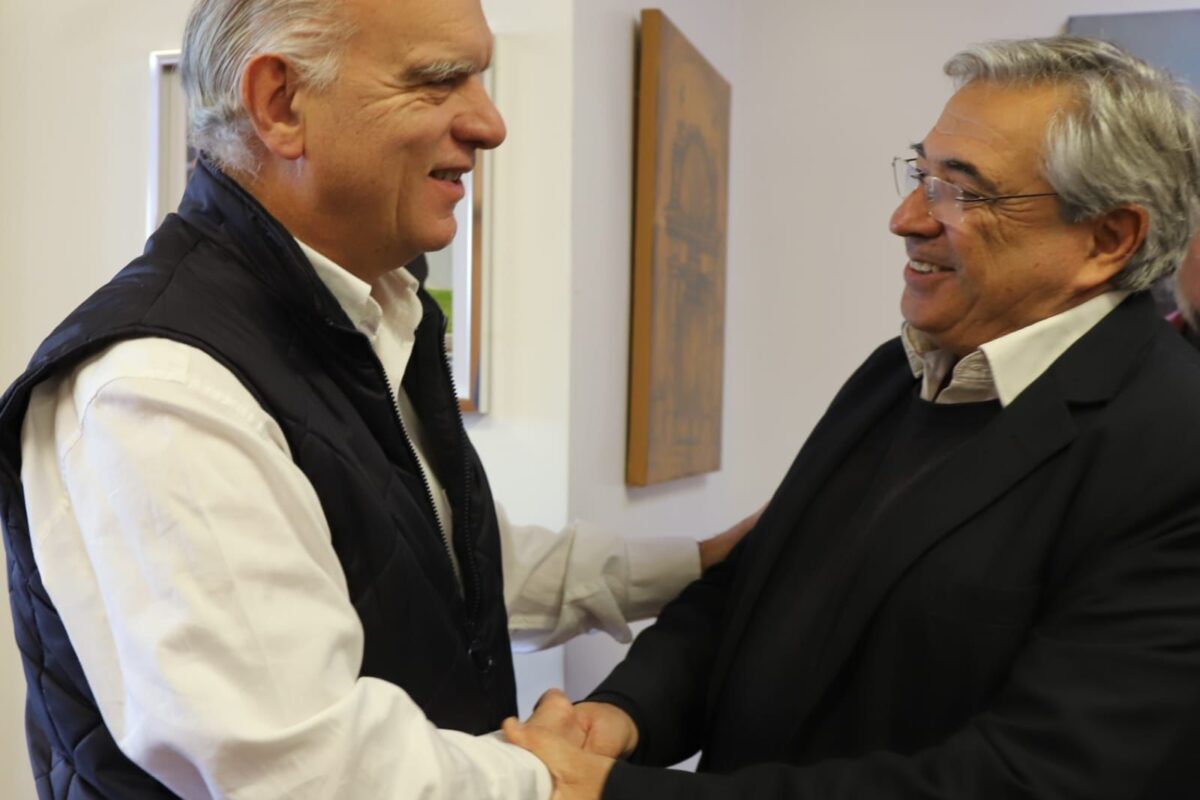 Grindetti y su  par de Gral. Villegas charlaron sobre la situación social
