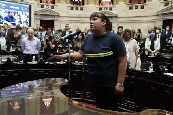 Tras la polémica entre Grabois y Kravetz, difunden video de la diputada pegando a policías