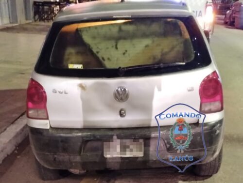 Fácil de apresar: se les quedó el auto robado