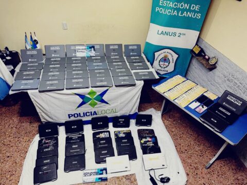 Detienen a ladrones de notebooks del colegio Piedrabuena
