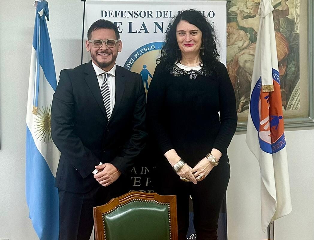 Defensor Mancebo y alta funcionaria de Defensoría de Nación trataron defensa de derechos