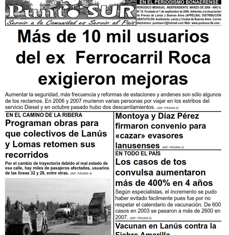 “Según pasan los años” con las noticias desde la autonomía de Lanús