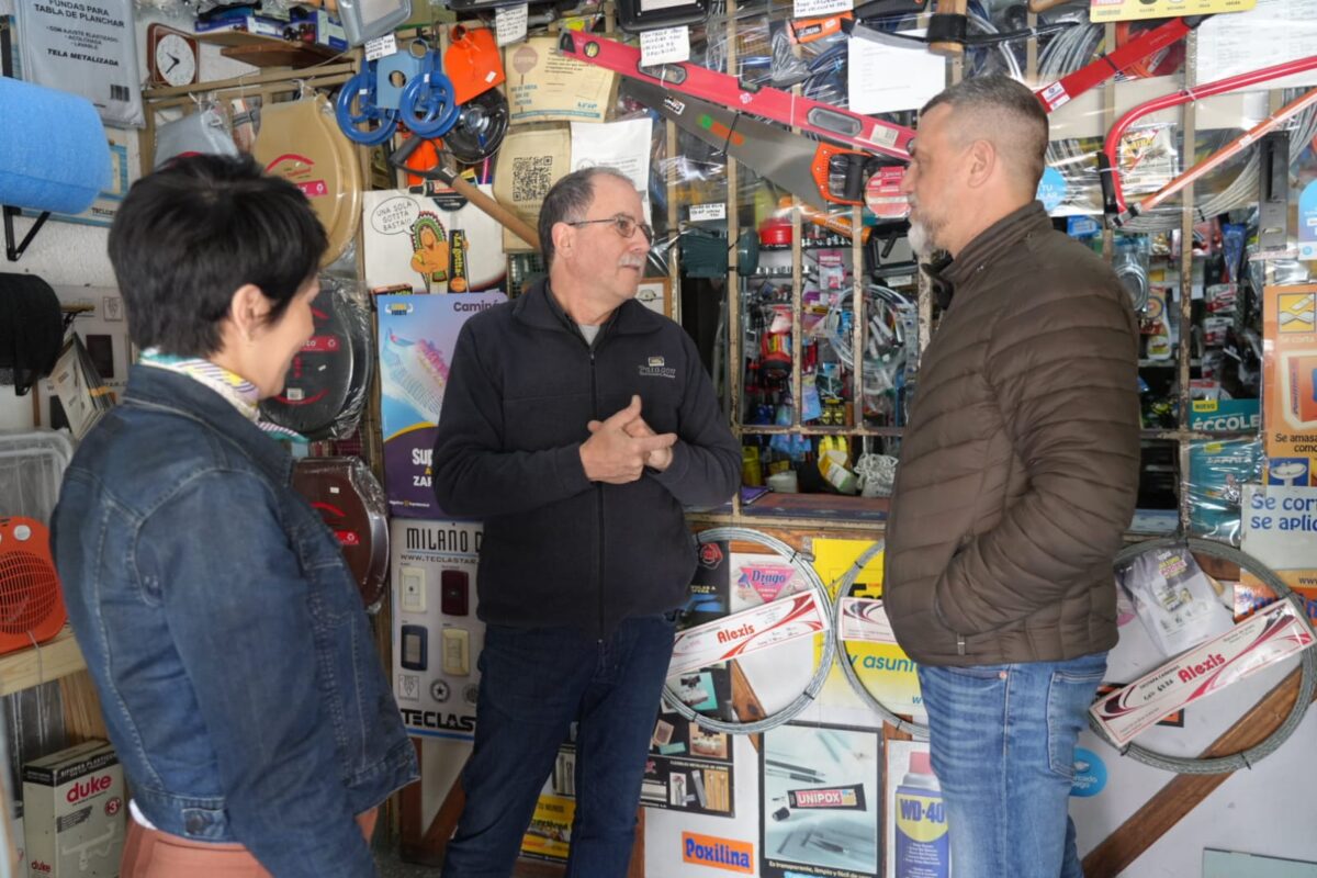 Kravetz supervisó obras en Gerli y Escalada