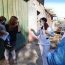Operativo de testeo ayer en Villa Jardín (Prensa Mun. Lanús)