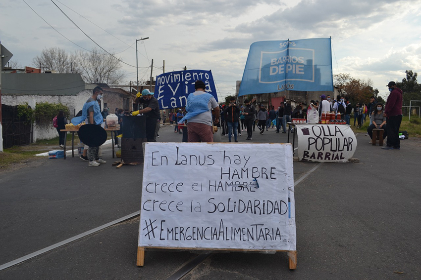 UTEP protestó contra “la situación alimentaria y sanitaria”