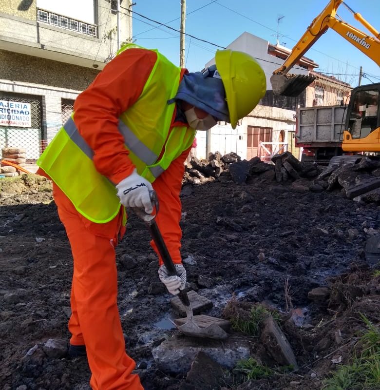 Inician arreglo de calles y puesta en valor en Valentín Alsina