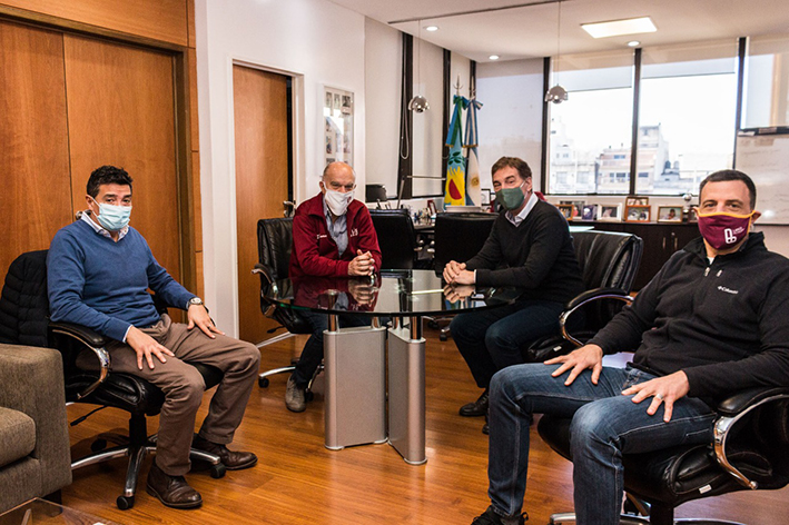 Santilli y Grindetti analizaron avance del covid-19 y la seguridad