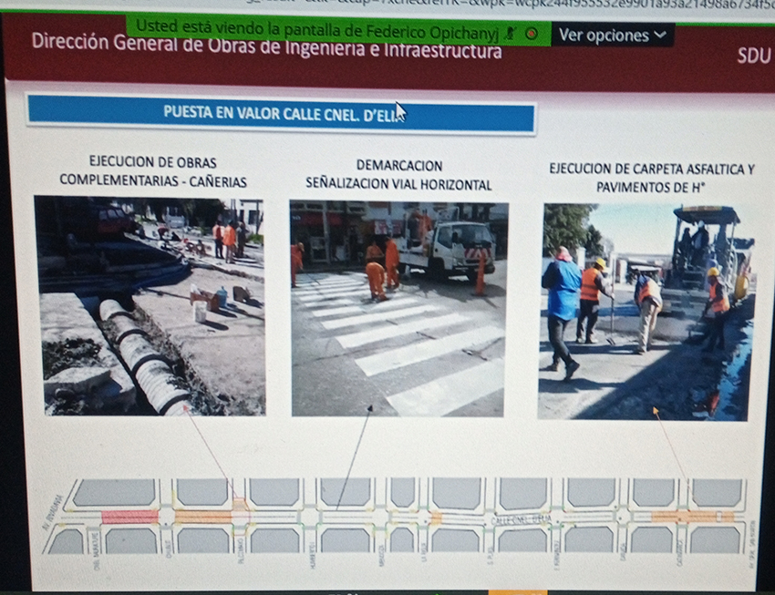 Presentaron la puesta en valor de la calle De Elía, en Villa Industriales
