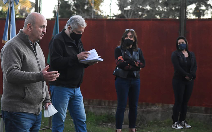 Russo y Pallares dieron subsidios a asociaciones civiles de Lanús