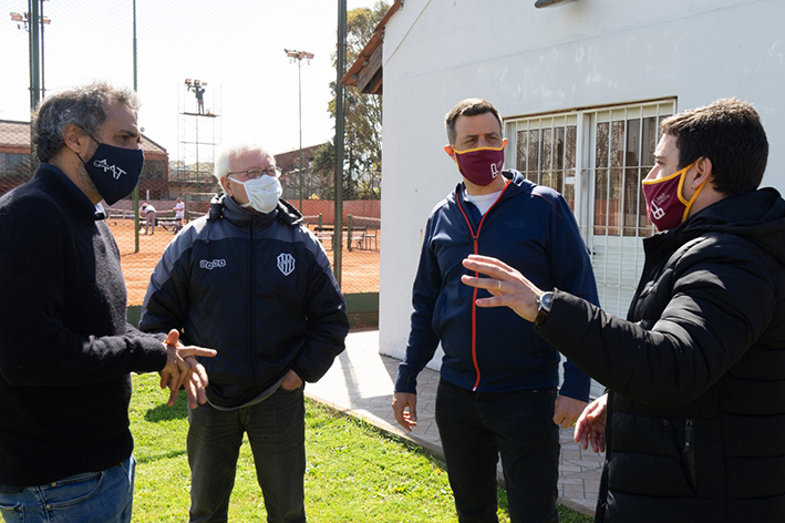 Dirigentes del tenis supervisaron protocolo en El Porvenir