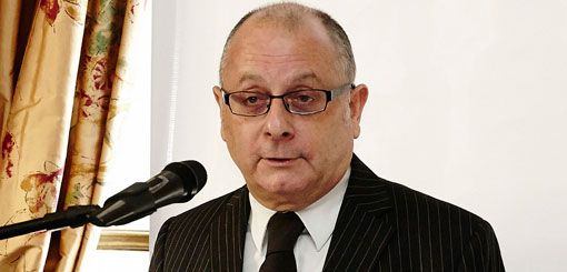 El excanciller Jorge Faurie, en el “Ciclo de conversaciones” de Grindetti