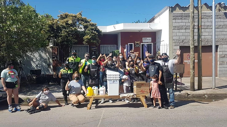 Gorrini participó de jornada solidaria en hogar de niños