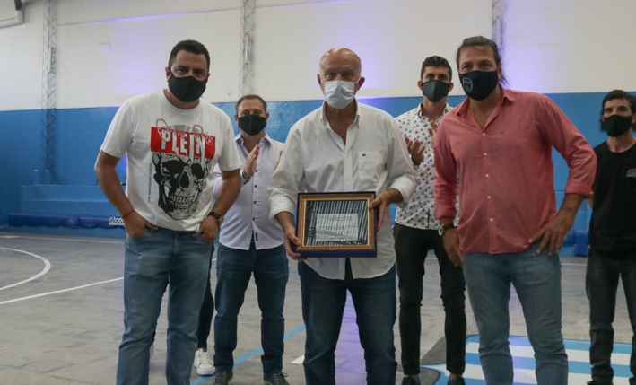 Grindetti reinauguró obras en club de Gerli