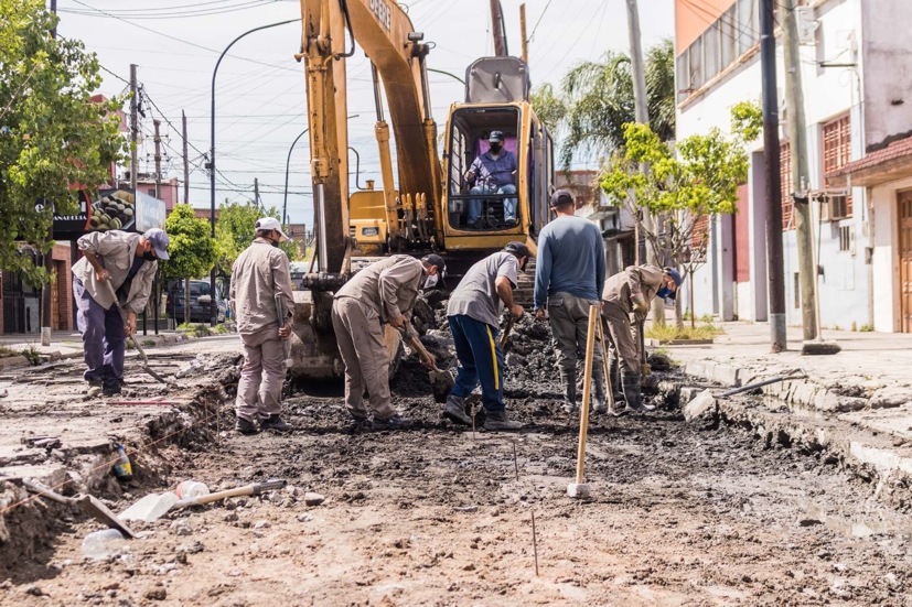 Avanzan obras en Lanús O. con fondos nacionales