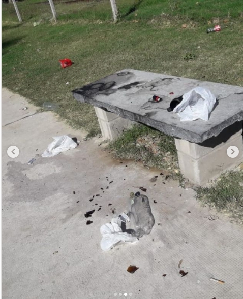 Vandalizaron un Paseo en Escalada a punto de ser inaugurado