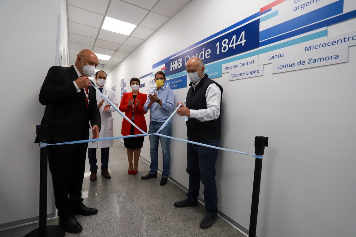 Grindetti en inauguración de consultorios del H. Británico