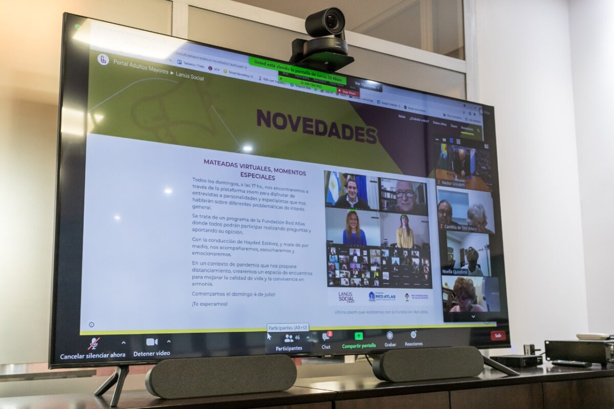 Grindetti lanzó sitio web para adultos mayores