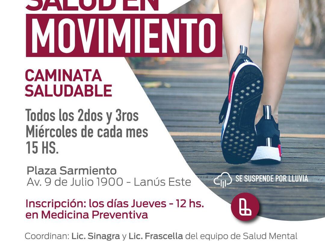 Caminatas al aire libre para pacientes de Salud mental