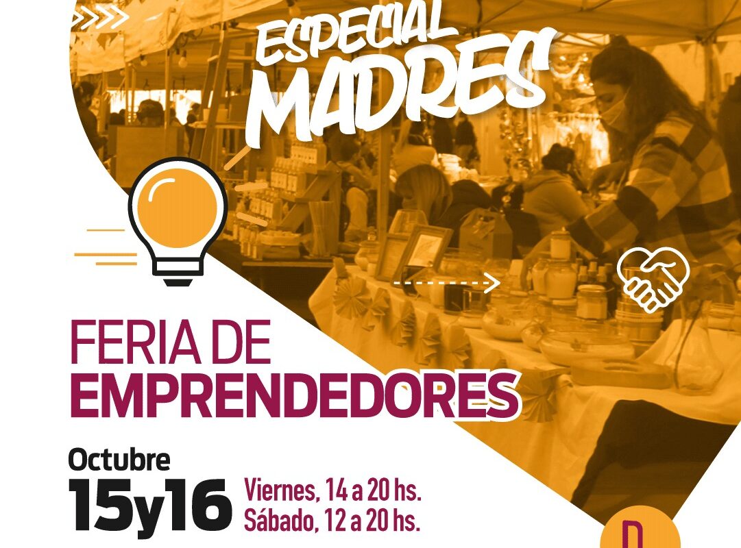 Feria por el Día de la Madre con emprendedores lanusenses