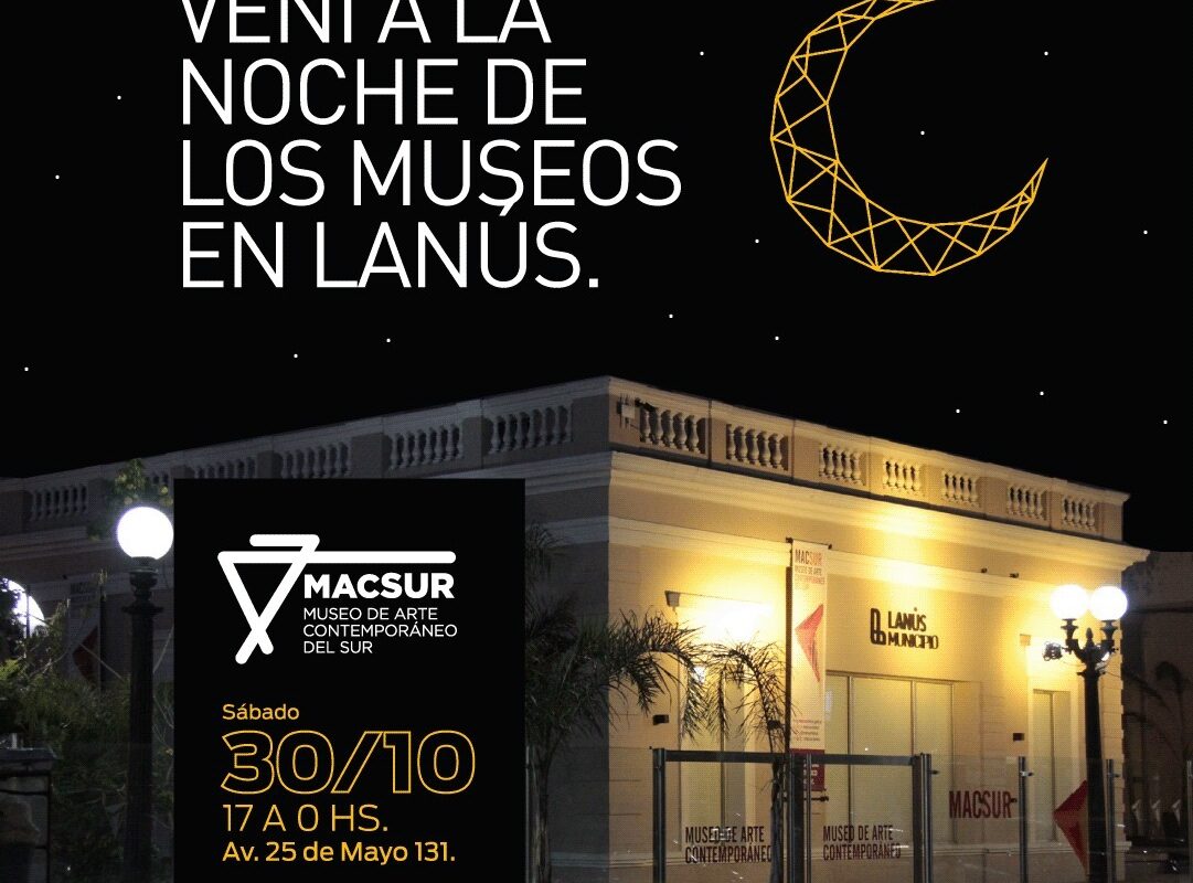 El sábado, vuelve a Lanús “la noche de los museos”
