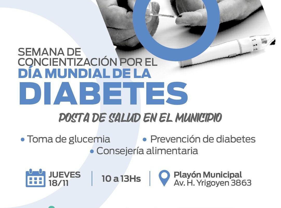 Tests en la Semana de conciencia por la diabetes