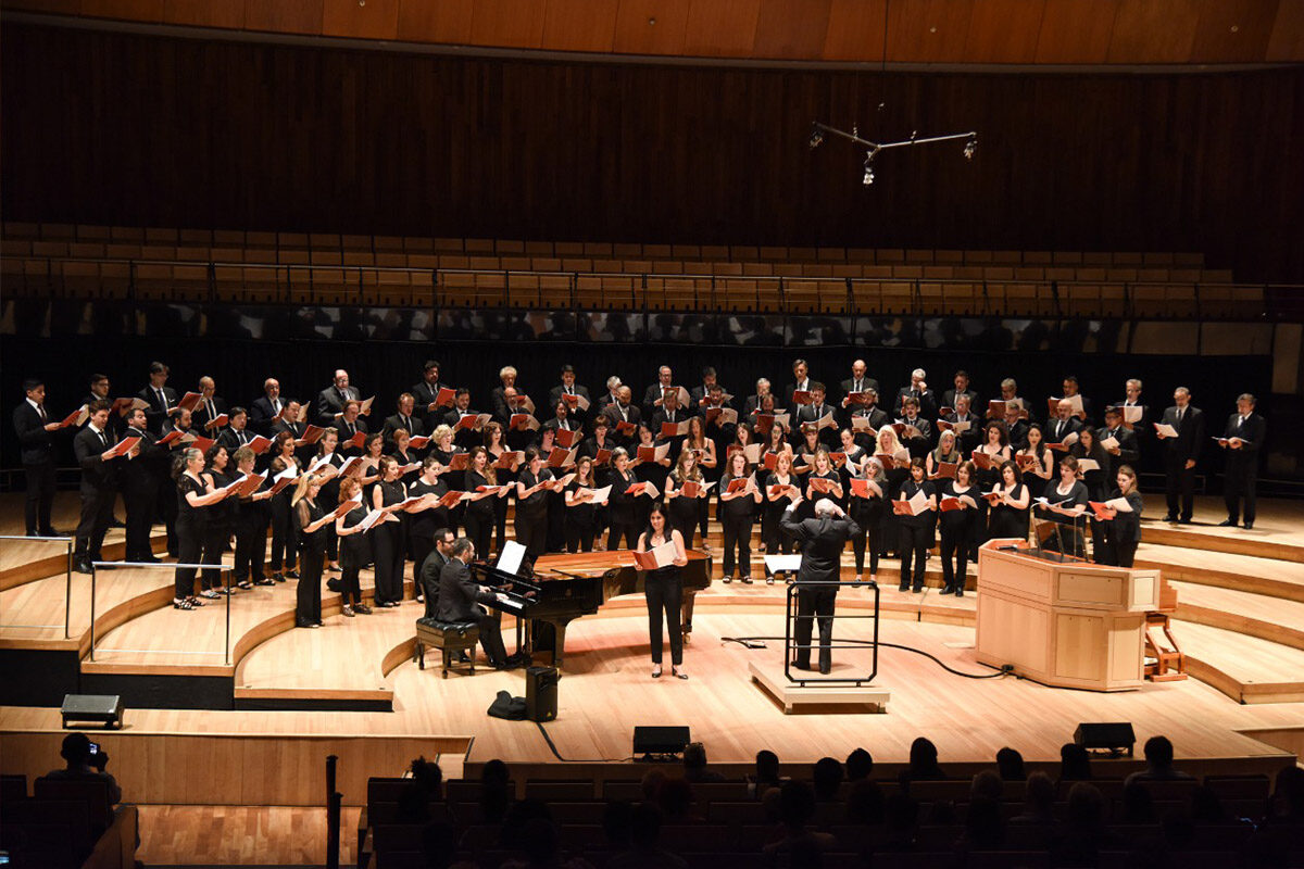El Coro Polifónico de Ciegos presenta su arte en la Biblioteca Nacional