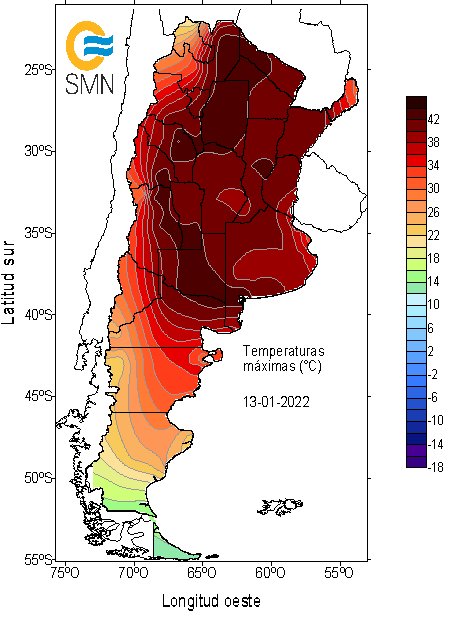 Ola de calor en vivo.  41,2 °C en Lanús y es récord