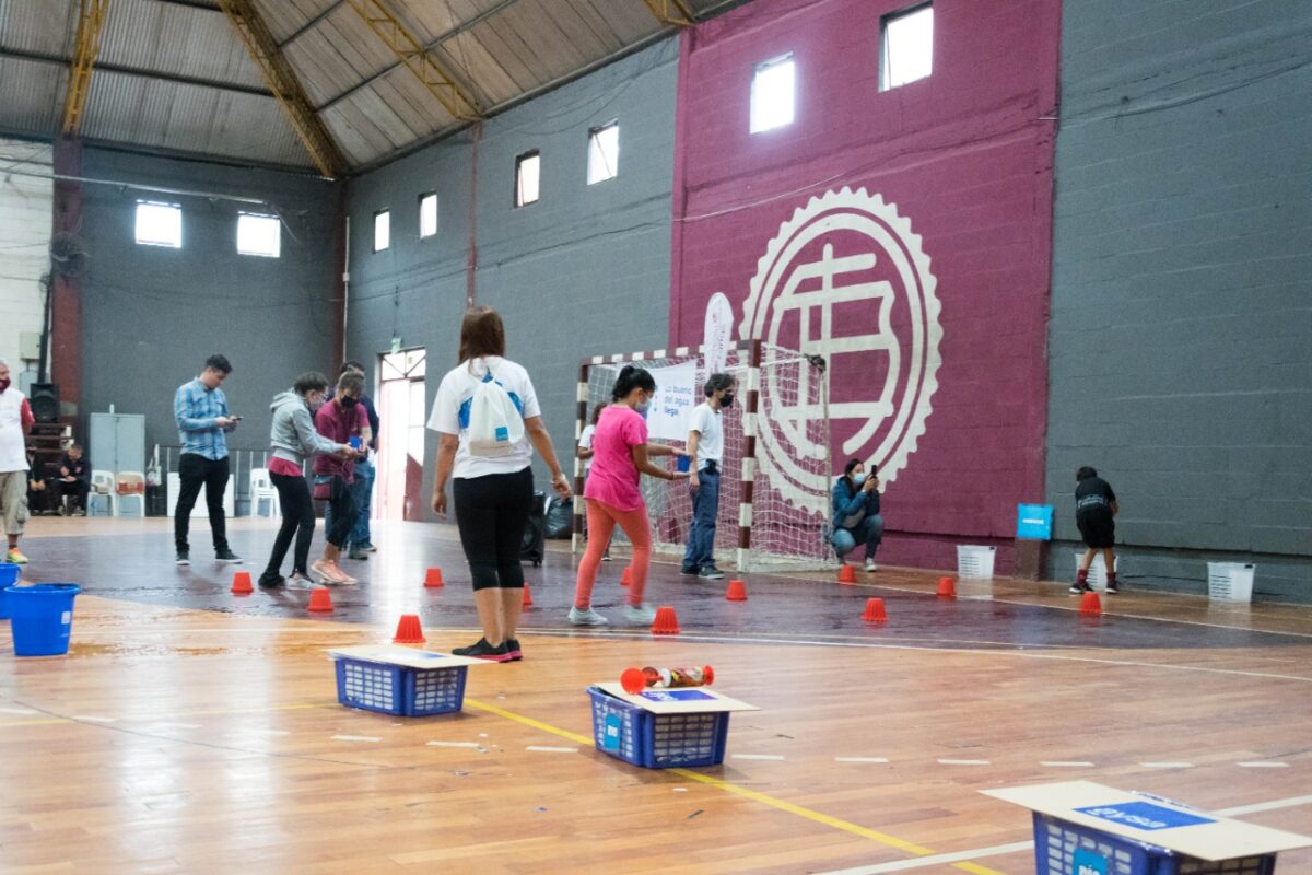 La Fundación Club Lanús y AySA, en jornada de concientización sobre el agua