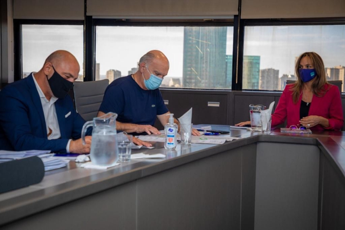 Grindetti, con Galmarini por obras de AySA en Lanús