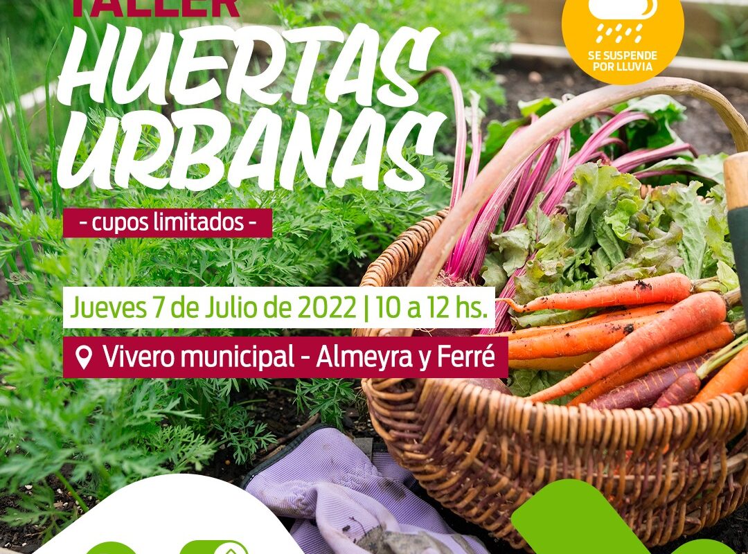 Abren inscripción para taller de huerta urbana