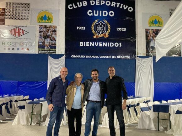 Balladares visitó emblemáticos clubes de Escalada y Lanús E.
