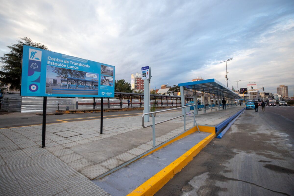 Habilitan dársenas del centro de transbordo de la Estación Lanús