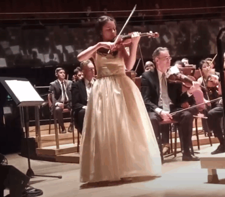 La violinista prodigio lanusense, Pilar Policano, actuará en Lanús y en CABA